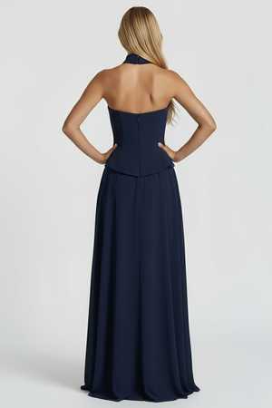 Vestido longo modelador Kate Belmon branco feminino silhueta A-line elegante casual
