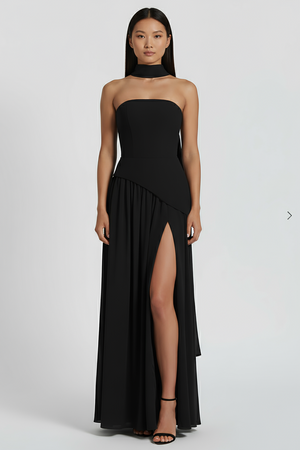 Vestido longo modelador Kate Belmon branco feminino silhueta A-line elegante casual
