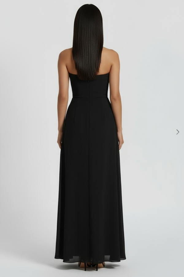 Vestido longo modelador Kate Belmon branco feminino silhueta A-line elegante casual
