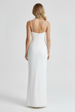 Vestido longo sereia Sophia Belmon feminino elegante festa glamour ocasiões especiais
