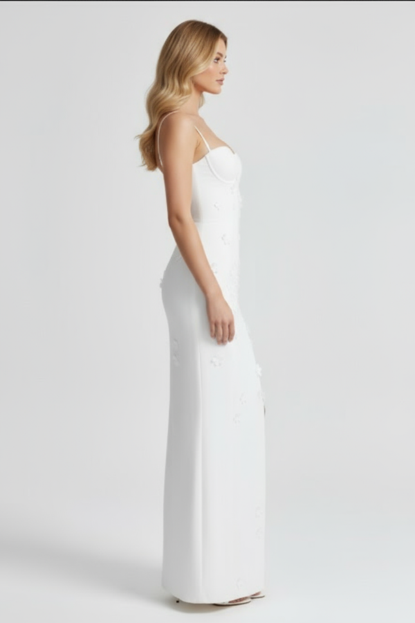 Vestido longo sereia Sophia Belmon feminino elegante festa glamour ocasiões especiais
