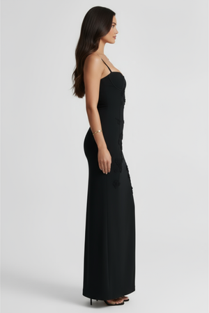 Vestido longo sereia Sophia Belmon feminino elegante festa glamour ocasiões especiais
