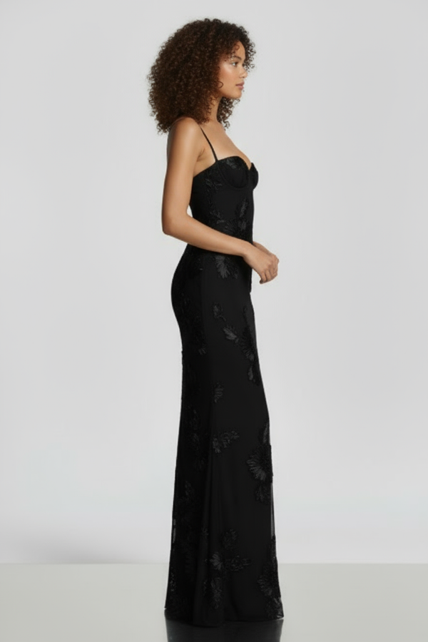 Modelo virada para o lado direito