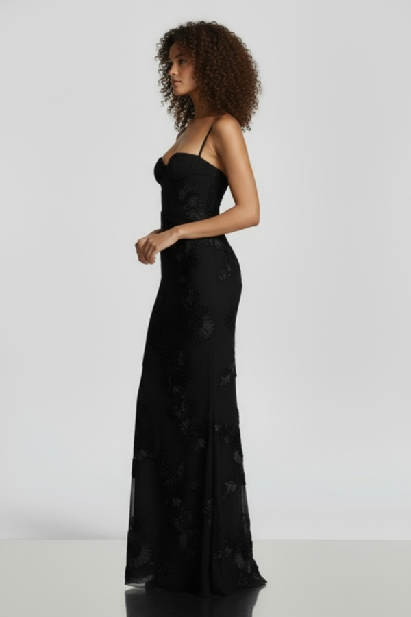 Modelo virada para o lado esquerdo