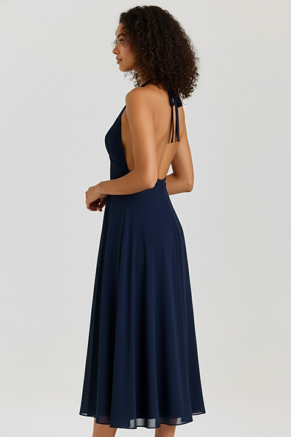 Modelo virada para o lado esquerdo