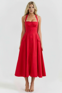 Vestido vermelho - frontal